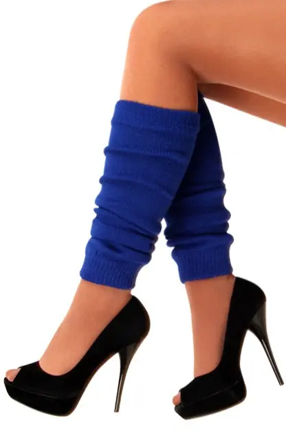 Beenwarmers kobalt blauw