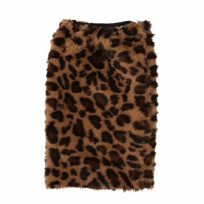 Beenwarmers panter fluffy one size