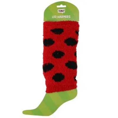 Beenwarmers stippen rood/zwart
