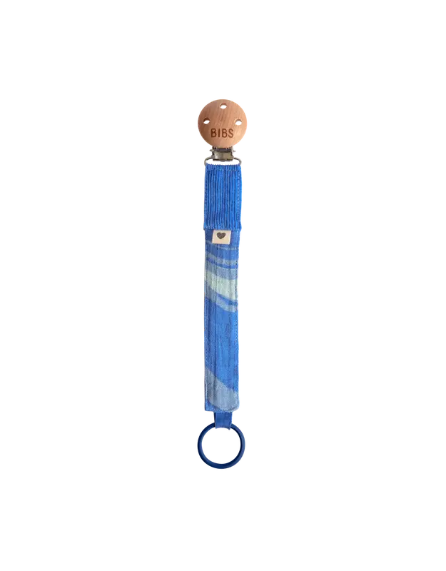 BIBS Speenkoord Pacifier clip - Tie Dye Ocean