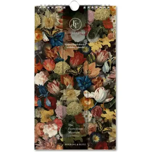 Birthday Calendar Floral & Toile Fitz William Museum