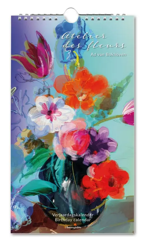 Birthday Calendar Flowers by Ad van Bokhoven