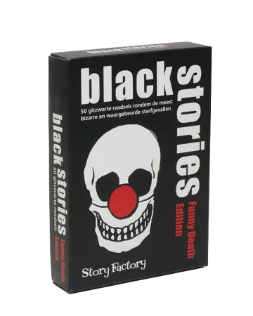 Black Stories Funny Death Edition - 50 gitzwarte raadsels