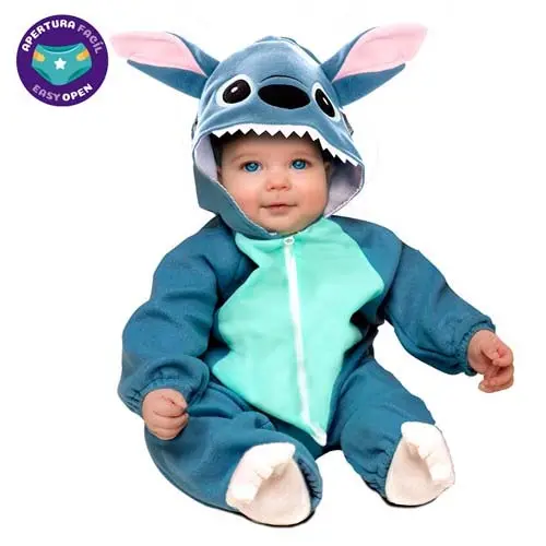 Blauwe alien 80-91cm