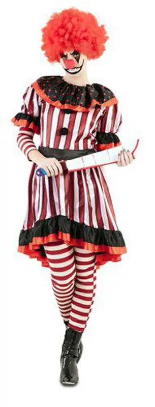 Bloederige clown dame mt. M/L