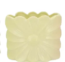 Bloempot klein - Geel