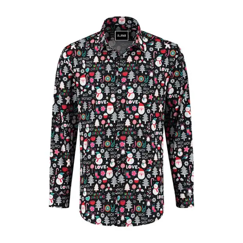 Blouse Kerst Ho ho ho mt. XXL