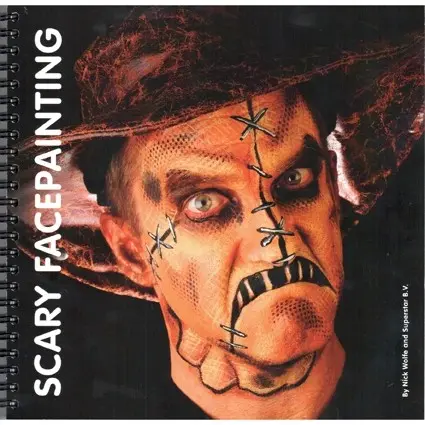 Boek scary facepainting