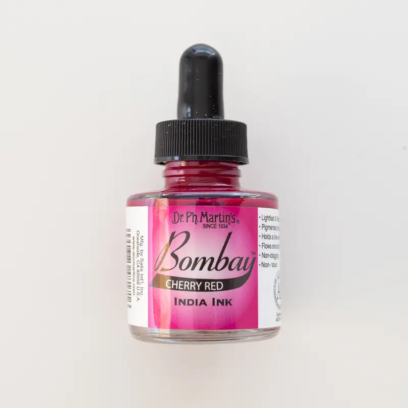 Bombay Ink Dr. Ph. Martin's Cherry Red