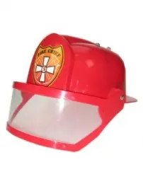 Brandweerhelm met vizier