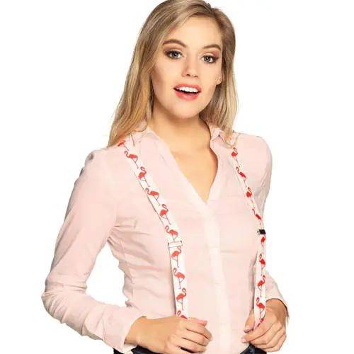 Bretels flamingo