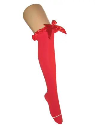 Britney kousen met strik rood
