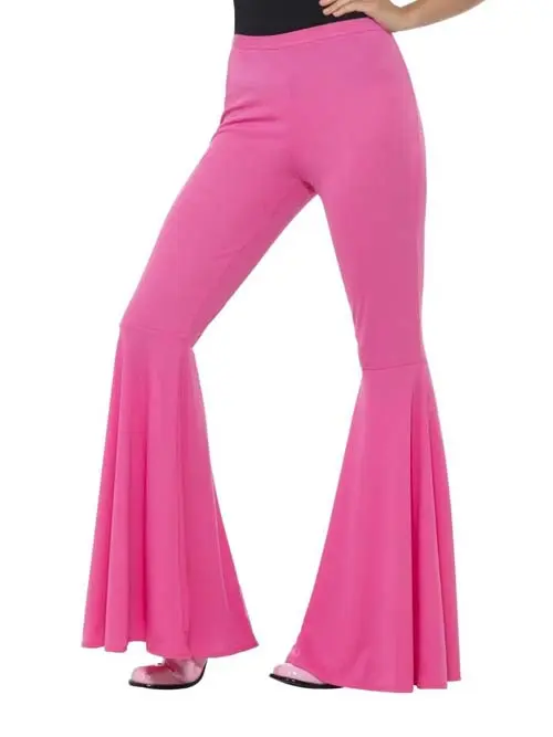 Broek Flared roze mt. M/L