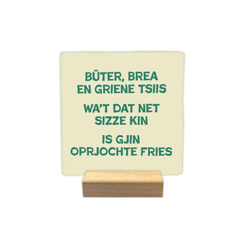 Bûtter, brea en griene tslls