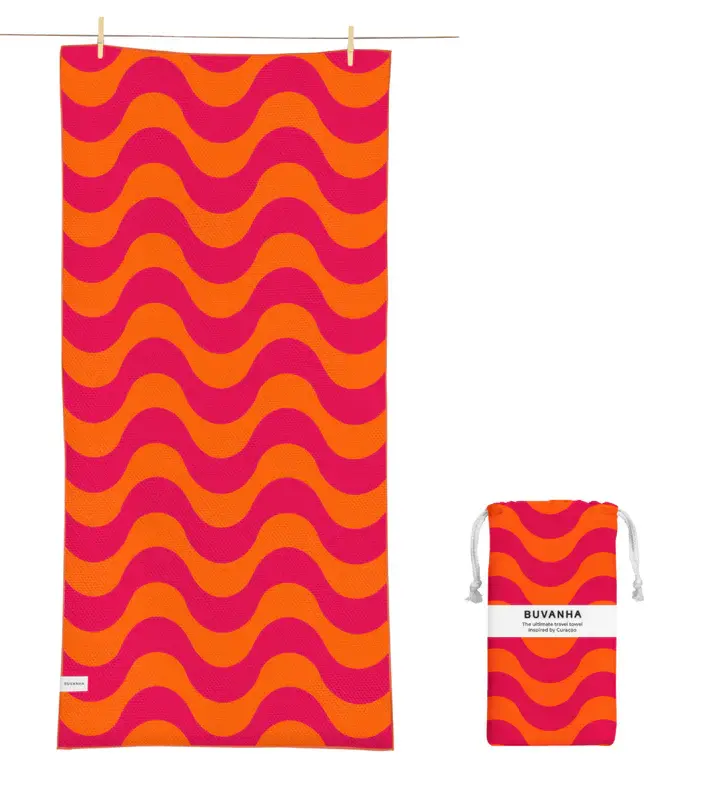 BUVANHA Travel handdoek - Curaçao M