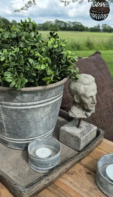 Buxus kunstplant voor buiten 32 cm UV