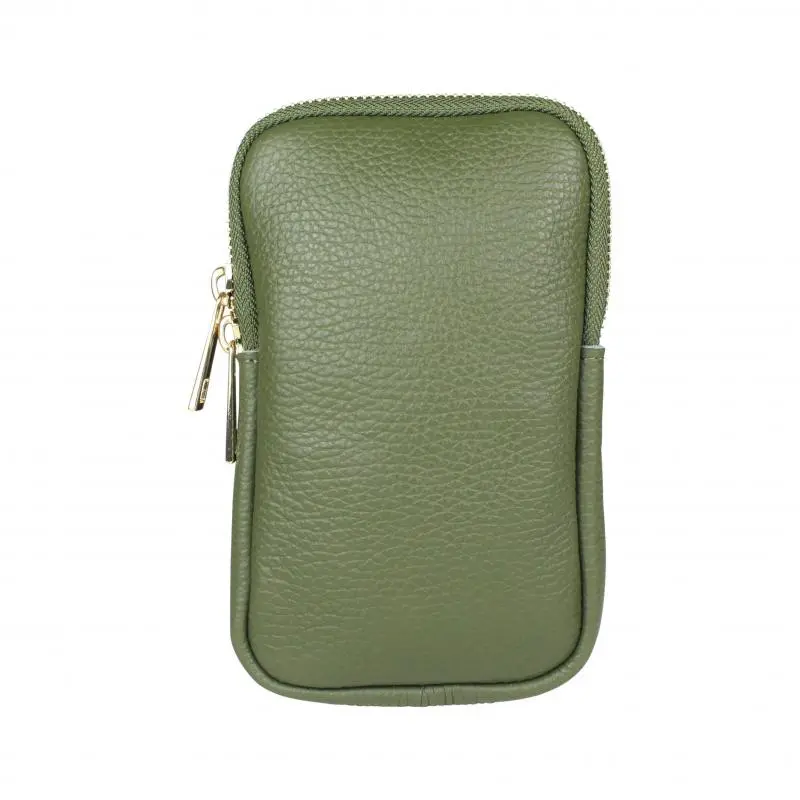 Call me up leather – Groen (goud)