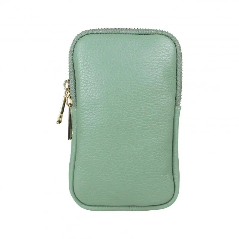 Call me up leather – Mintgroen (goud)