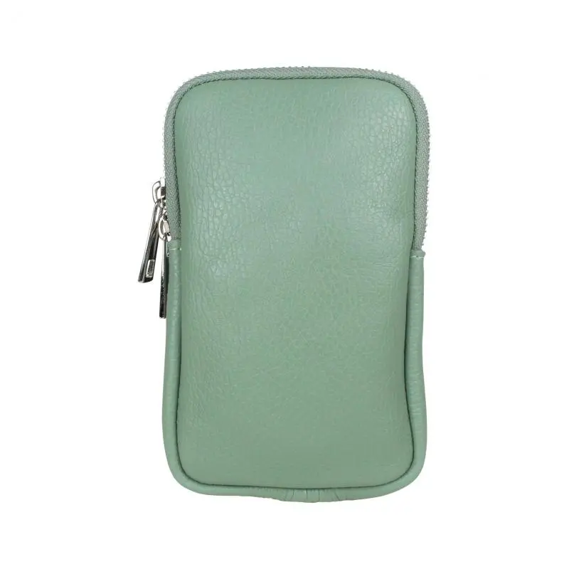 Call me up leather – Mintgroen (zilver)