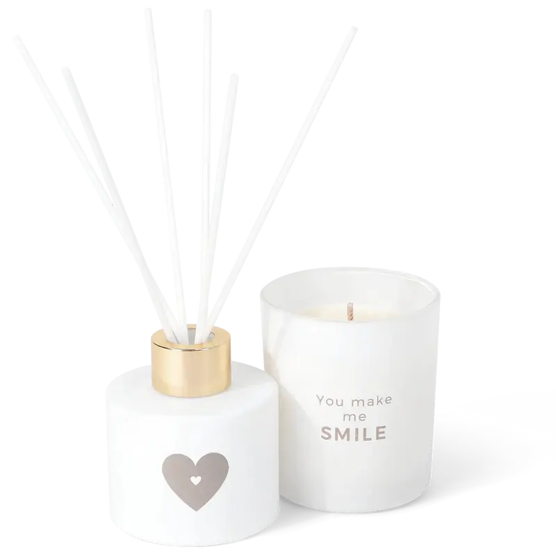 Candle & diffuser giftset - Smile