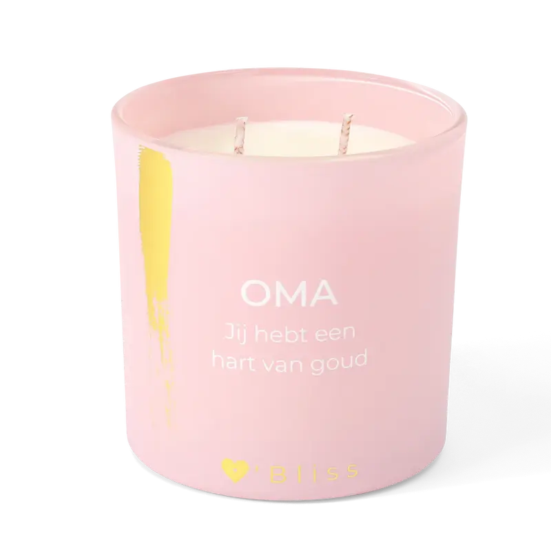 Candle XL - Oma hart van goud