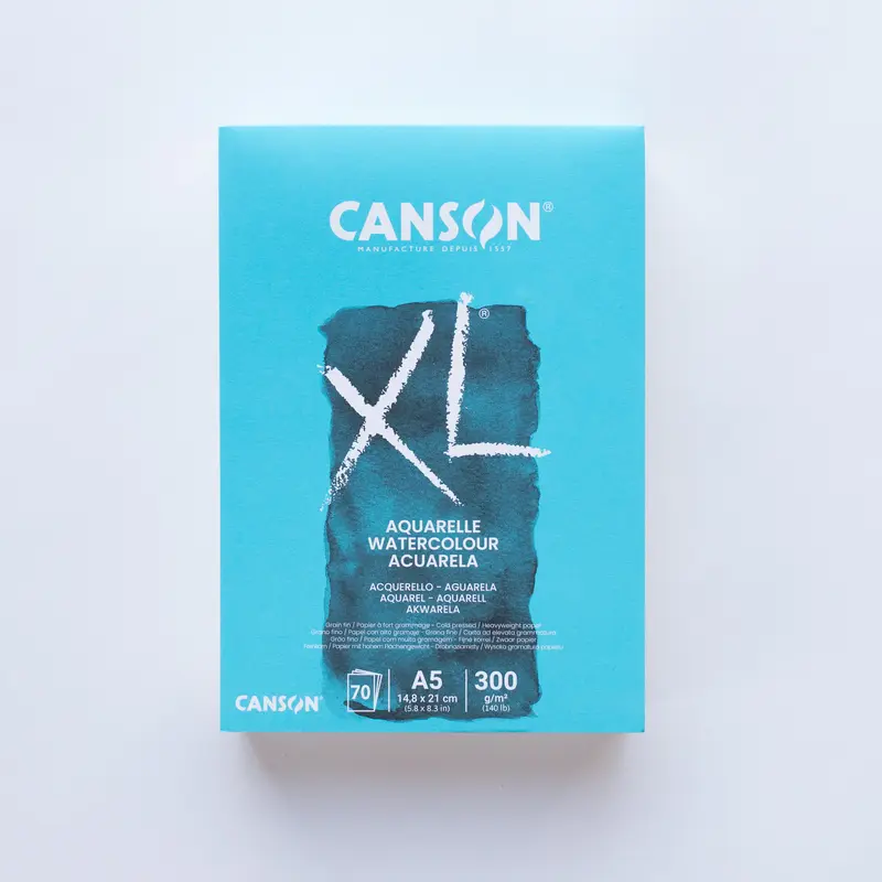 Canson XL Aquarelle blok 300G A5 70 vel