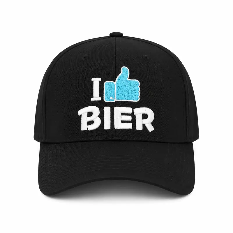 Cap I like beer zwart