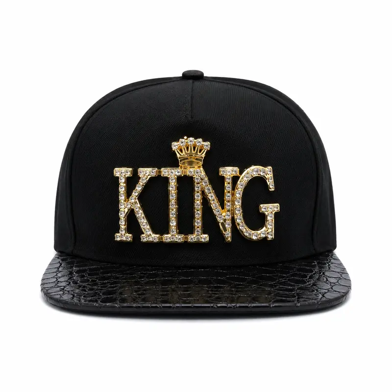 Cap King goud/zwart