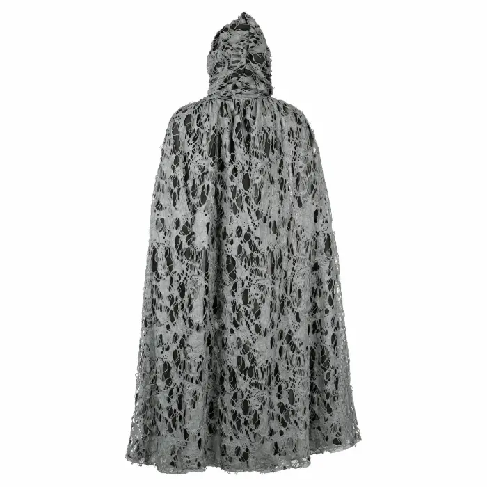 Cape Halloween grijs one size