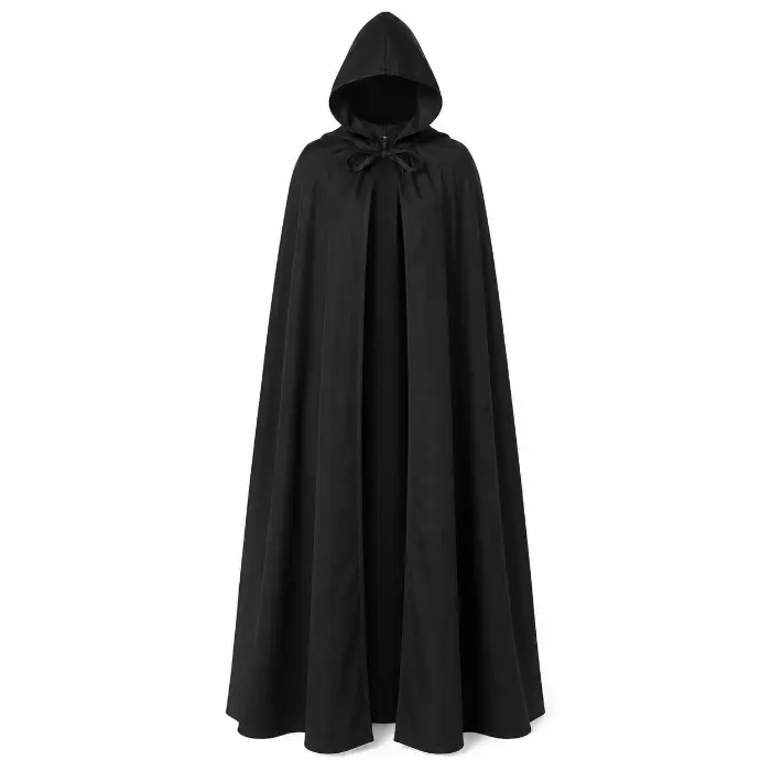 Cape Halloween zwart one size