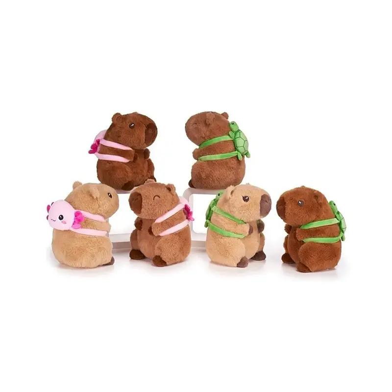 Capibara knuffel met rugzakje 20 cm - Kies je favoriet