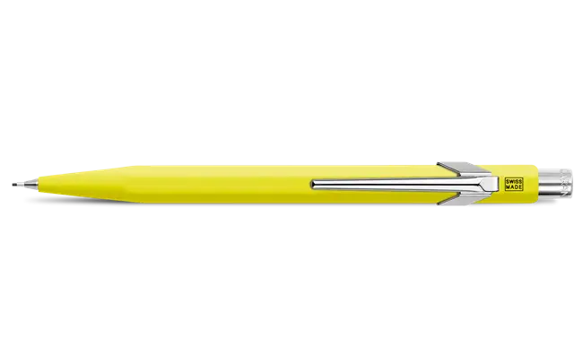 Caran d'Ache 844 fluo geel vulpotlood
