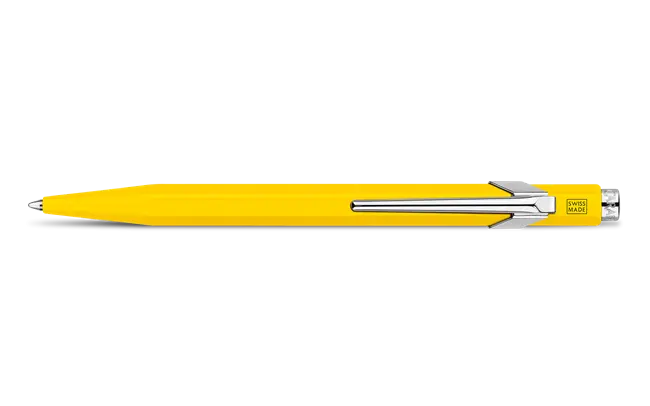 Caran d'Ache 849 geel balpen
