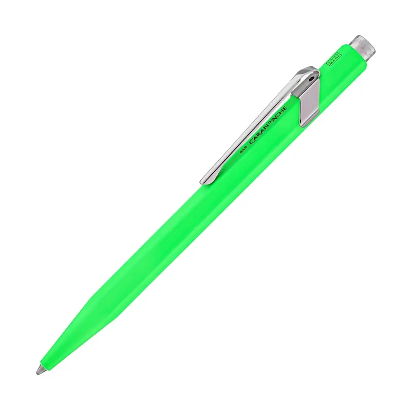 Caran d'Ache 849 neon groen balpen (met blikje)