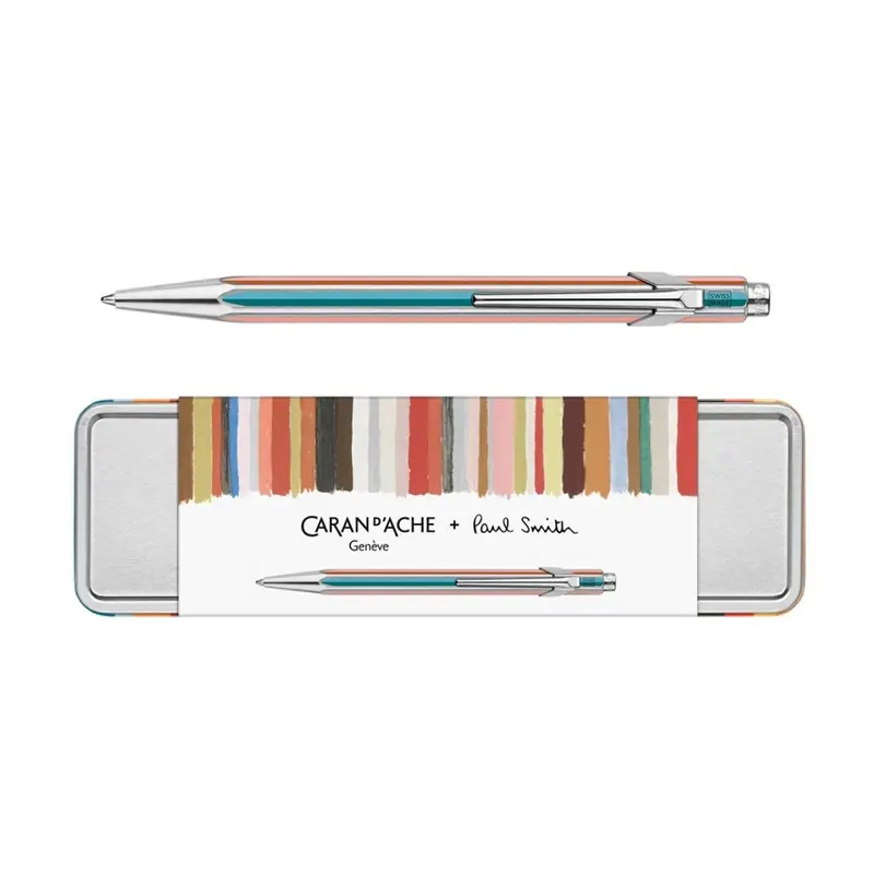 Caran d'Ache 849 Paul Smith Edition 5 Zilver Balpen