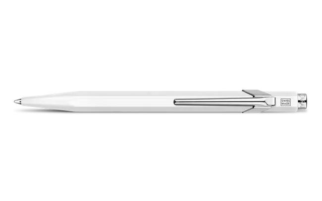 Caran d'Ache 849 wit balpen