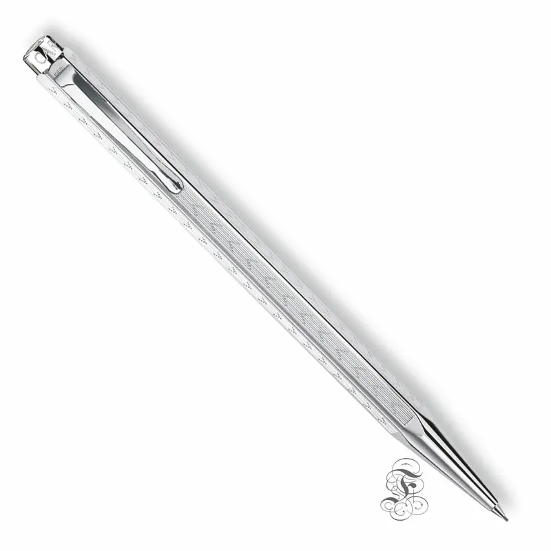 Caran d'Ache Ecridor Chevron silver mechanical pencil