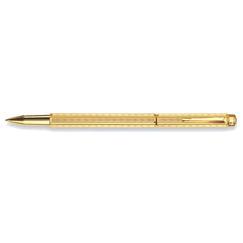 Caran d'Ache Ecridor Chevron verguld roller