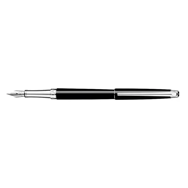 Caran d'Ache Léman Slim Black Ebony vulpen