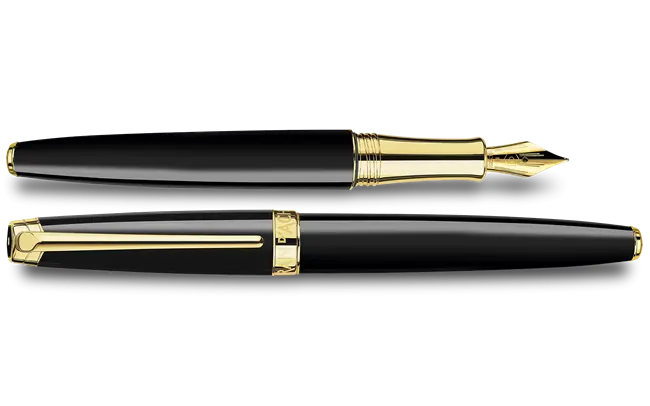 Caran d'Ache Léman vulpen Ebony Black GT