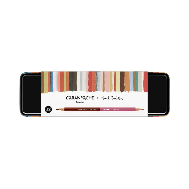Caran d'Ache + Paul Smith Kleurpotloden set