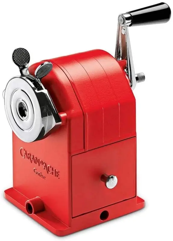 Caran d'Ache Rood Metal LE tafelpuntenslijper
