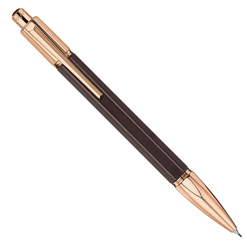 Caran d'Ache Varius Ebony wood and rose gold mechanical pencil