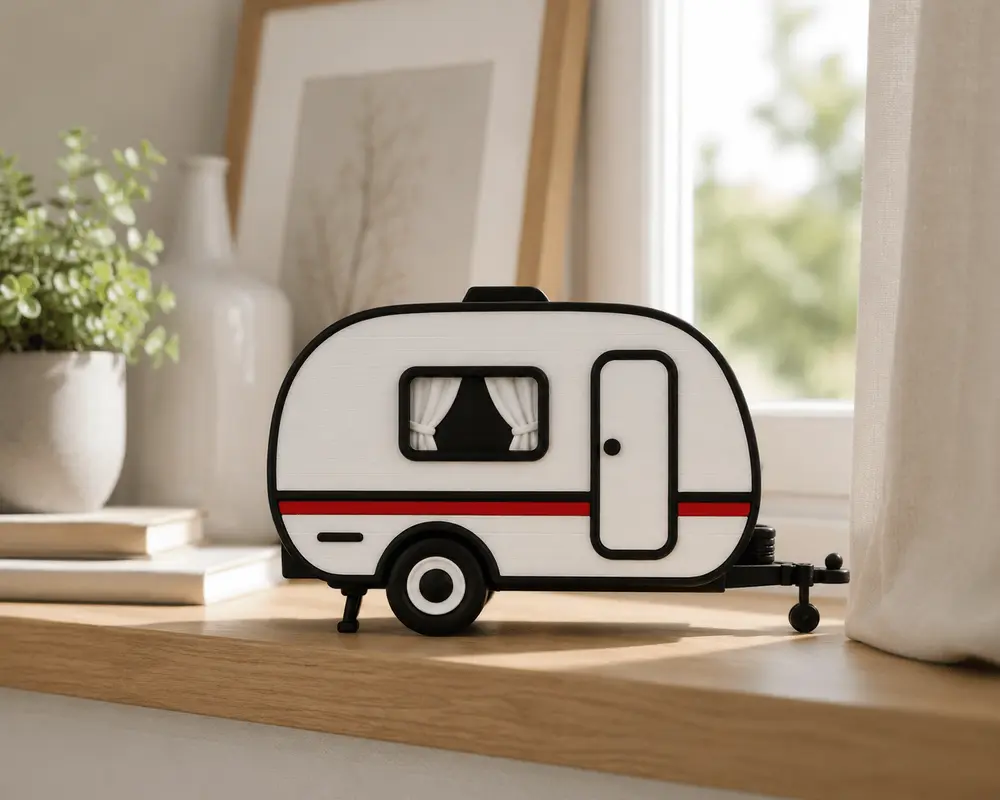 Caravan decoratie