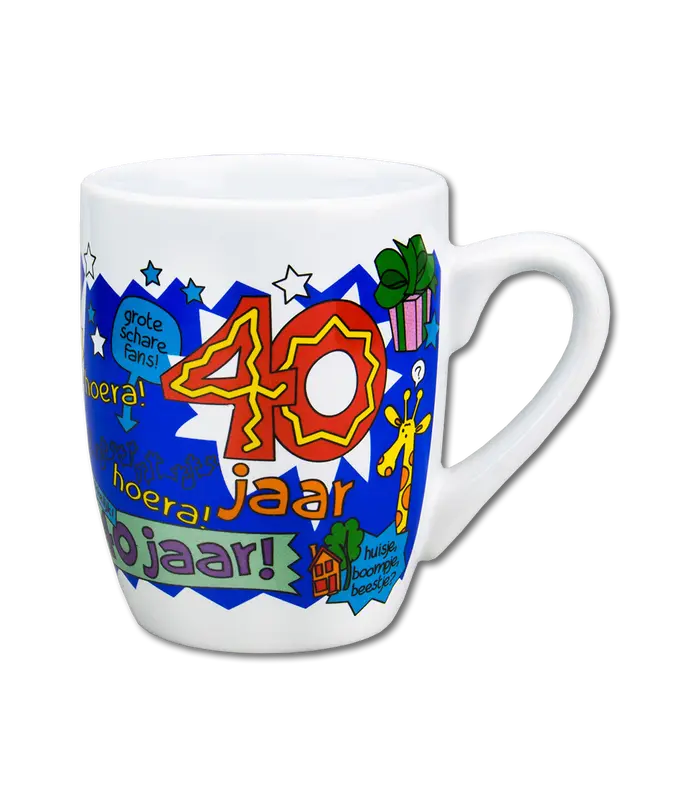 Cartoonmok - 40 jaar man