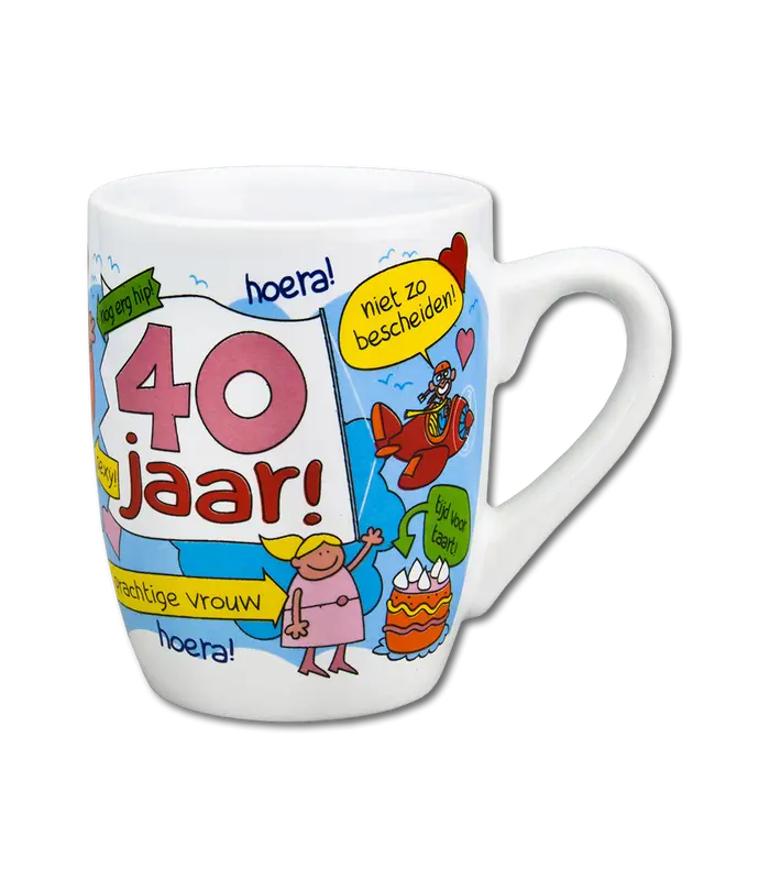 Cartoonmok - 40 jaar vrouw