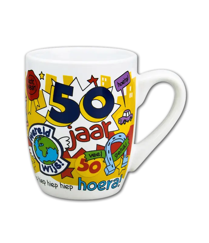 Cartoonmok - 50 jaar man