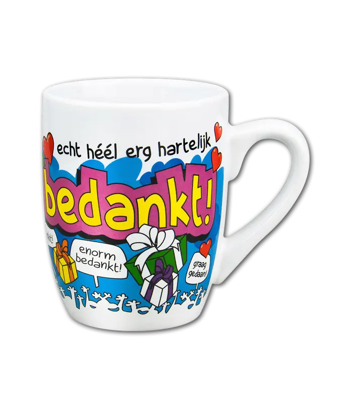 Cartoonmok - Bedankt