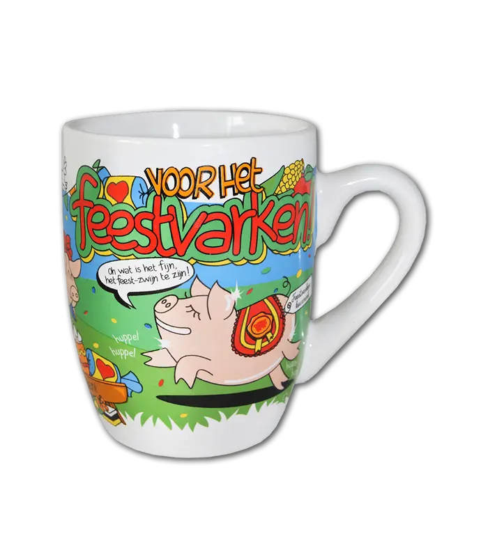 Cartoonmok - Feestvarken