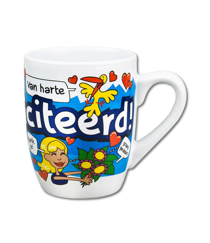 Cartoonmok - Gefeliciteerd